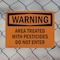 Signmission Treated With Pesticides Do Not Enter OSHA Warning Sign, Plastic, 10in W x 7in L, 2PK OS-2PACK-WS-P-710-L-12438 - alternate 3